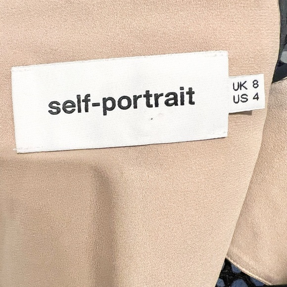 Self -Portrait Black Lace Jumpsuit Size 4 EUC - Picture 5 of 5